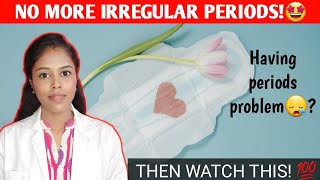 BEST way to treat IRREGULAR PERIODS naturally|| Causes|| HOME REMEDY || Tamil med talks. screenshot 2