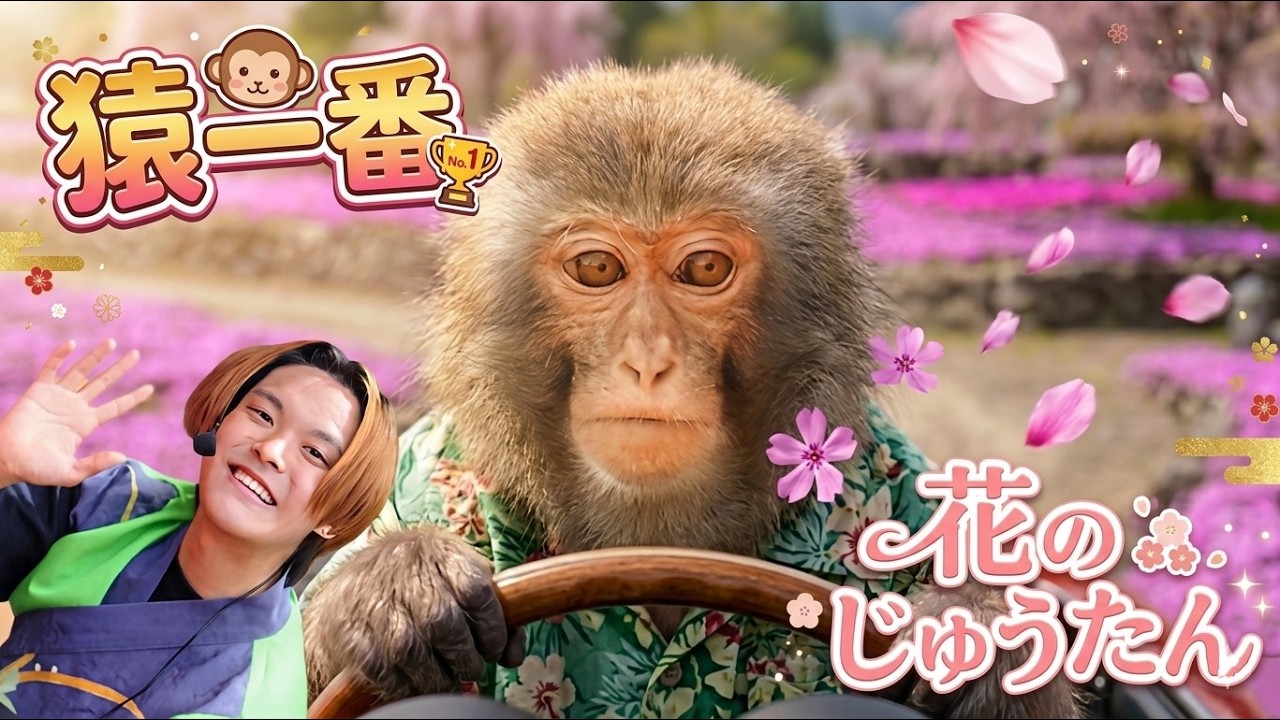 令和　三猿 コンビを組んで1ヶ月、猿一番❤️ 