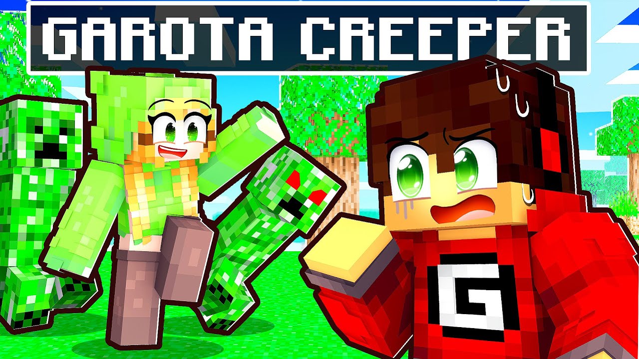 GAROTA CREEPER se APAIXONOU por MIM no Minecraft!