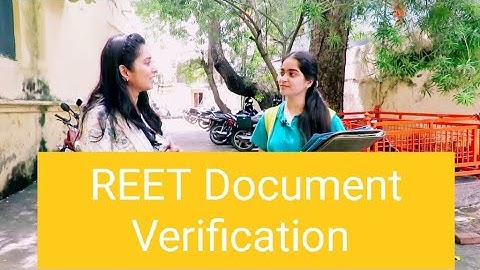 REET Level -2  Document Verification @ Rajsamand