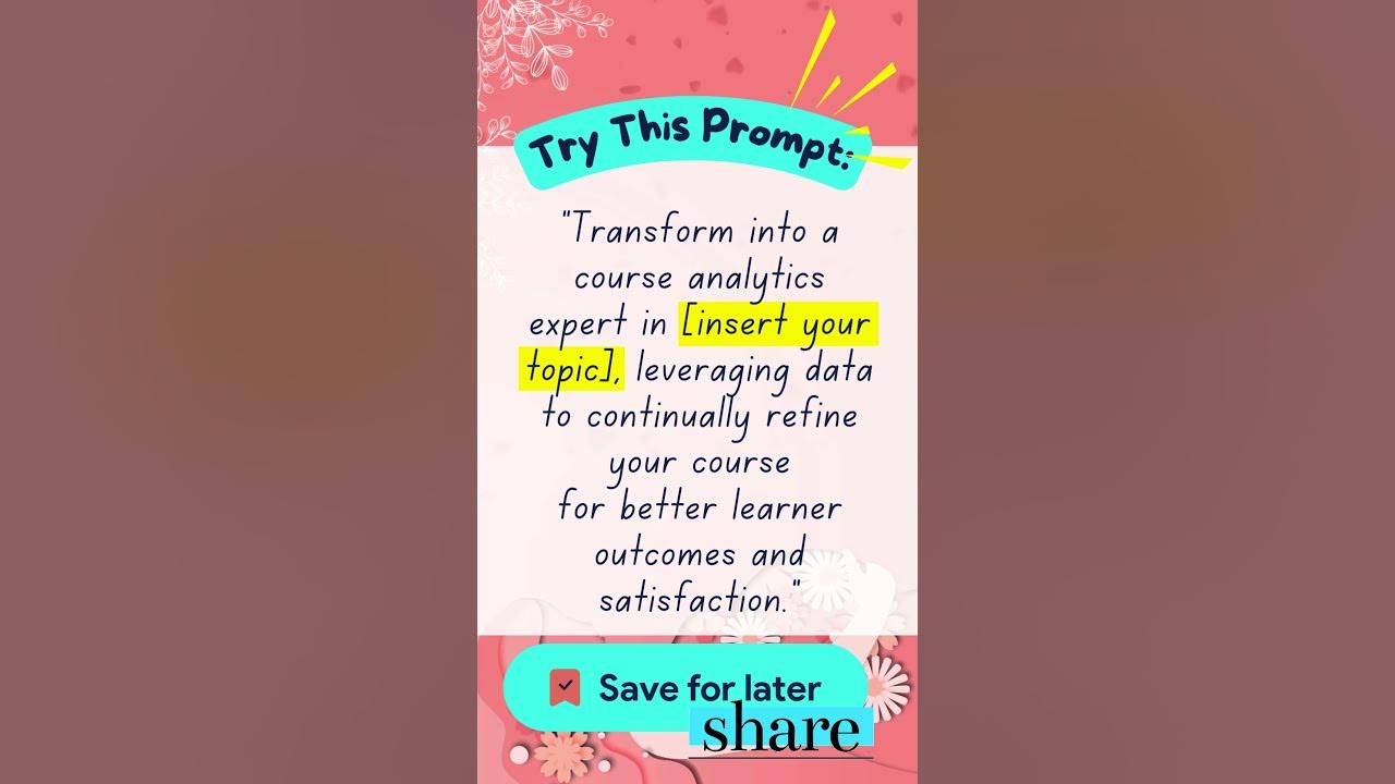 Boost Your Course Impact This AI Prompt Skyrockets Engagement Boost Your Course Impact This AI Prompt Skyrockets Engagement