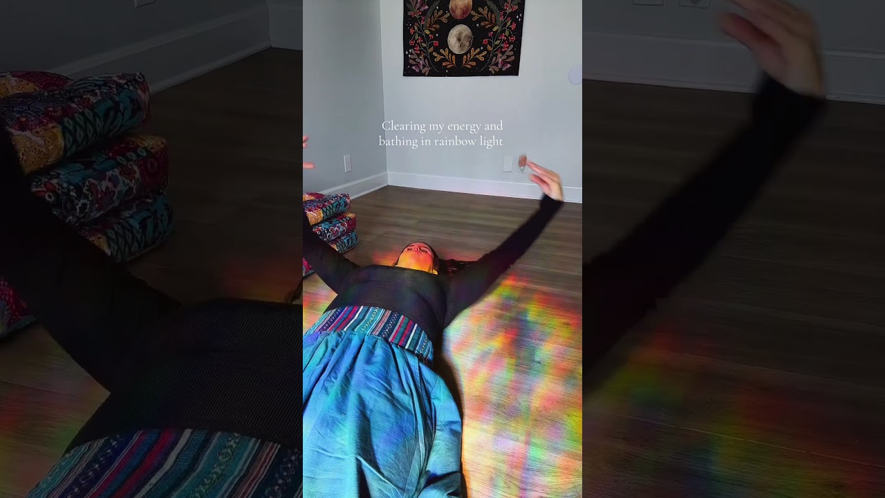 Bathing in rainbow light 