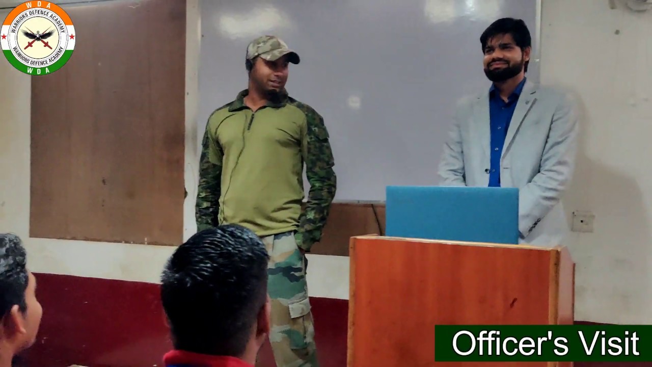 Major Naman Tripathi Visited Warriors Defence Academy | Best NDA Coaching in Lucknow India