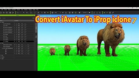 iclone 7 Convert iAvatar To iProp | Cinema 4d Fbx to Iclone via 3dxchange | Converting