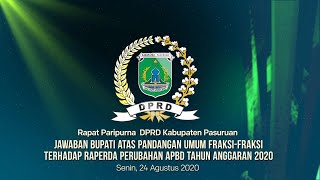 Rapat Paripurna III DPRD  Kabupaten Pasuruan