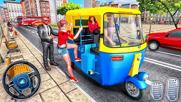 Modern Tuk Tuk Rickshaw Driving - City Mountain Auto Driver 2020 - Best Android GamePlay