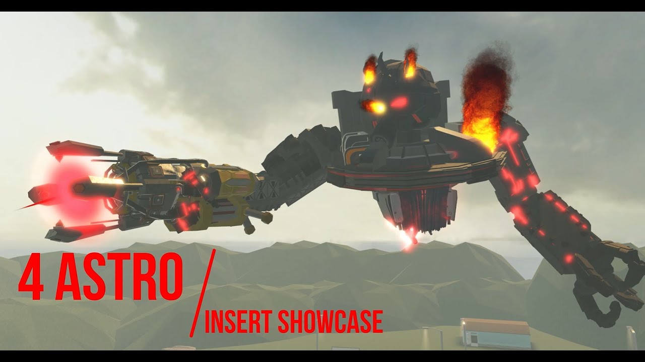 4 Astro Inserts JUGGERNAUT, CARRIER, HUNTER, SCOUT, Showcase