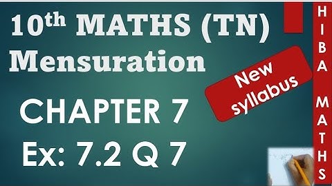 10th maths chapter 7 exercise 7.2 question 7 tn samacheer hiba maths