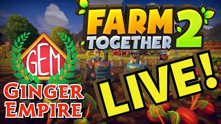 🔴Farm Together 2! BONUS STREAM!  Cropton Farms! Farm Expansion!🔴