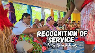 Samoan Farmer Becomes a Matai !!