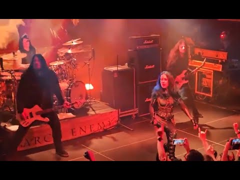 ARCH ENEMY play 1st live show w/ new guitarist at Musinsa Garage in Seoul, South Korea - video drops