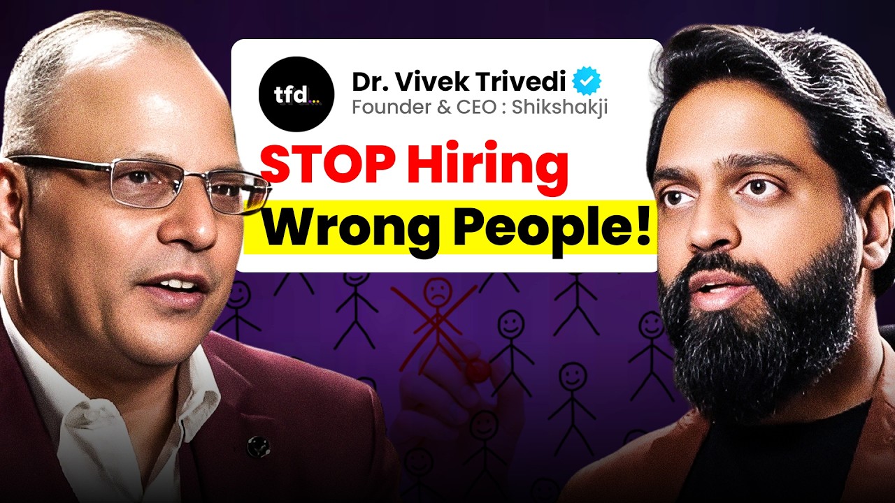 How to Build a Powerful Team | HR Secrets Every Founder Must Know | Dr. Vivek Trivedi | TFD