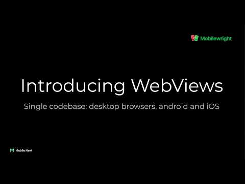 Using WebViews with Playwright and Mobilewright