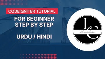 Codeigniter tutorial | php codeigniter tutorial | codeigniter tutorial step by step | urdu hindi