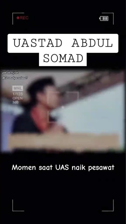 Momen saat UAS naik pesawat #ustadzabdulsomad #ceramah #shortvideo #shorts