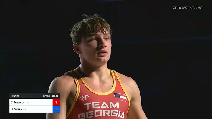 152 Lbs Final - Caleb Henson, Georgia Vs Daniel Wa...