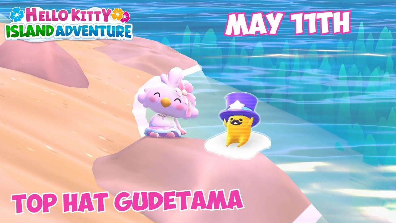 TOPHAT Gudetama location 🎩 May 11th 2026 🍳 Crafting Plan #12 - Hello Kitty Island Adventure