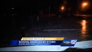 Manitowoc County village damaged by high winds