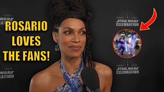 Rosario Dawson is BLOWN AWAY by the Ahsoka fans