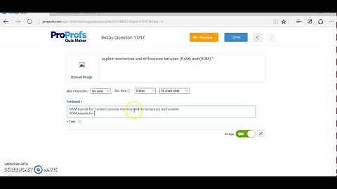 ProProfs: Tutorial 02, Part 05
