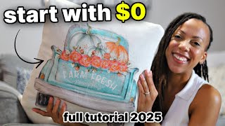 No Design Skills Needed | How to Sell Pillow Covers Online with Printify in 2025 (Beginner Tutorial)