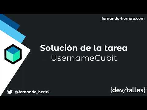[S1/L13] Flutter BLoC: Solución de la tarea | UsernameCubit