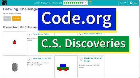 Code.org Lesson 3.9D Drawing in Game Lab 2022 Version | Challenge D | Tutorial and Answer | Unit 3