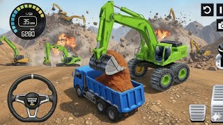 👷City Road Construction Simulator 3D 🚧 | Heavy Excavator & Truck - Android Gameplay screenshot 5