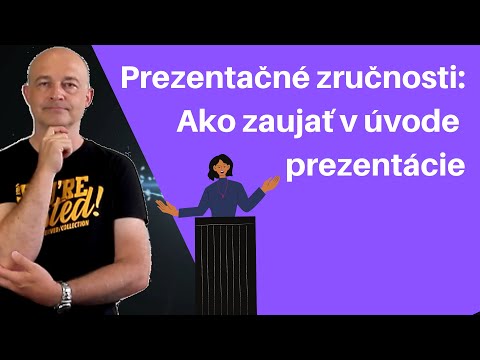 Video: Ako Sa Naučiť Robiť Prednáškové Prezentácie