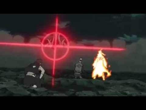 Naruto kakashi guy vs obito and madara full fight