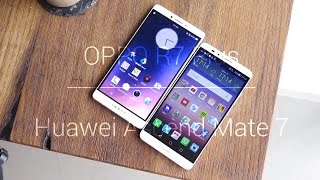 OPPO R7 Plus vs. HUAWEI Ascend Mate 7 - ein kurzer Vergleich (deutsch)