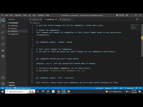 How to Pull Latest Changes for All Git Submodules