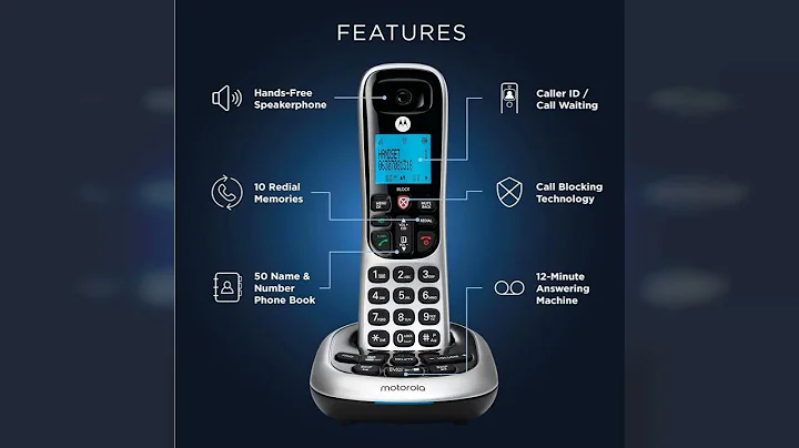 Review: Motorola CD4011 DECT 6.0 Cordless Phone with Answering Machine and Call Block, Silver/...