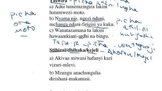 Matumizi ya lugha katika vitendawili Takriri, Tanakali, Kweli kinzani