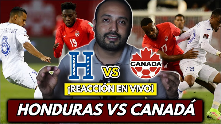 HONDURAS VS CANADÁ | DIMOS PENA