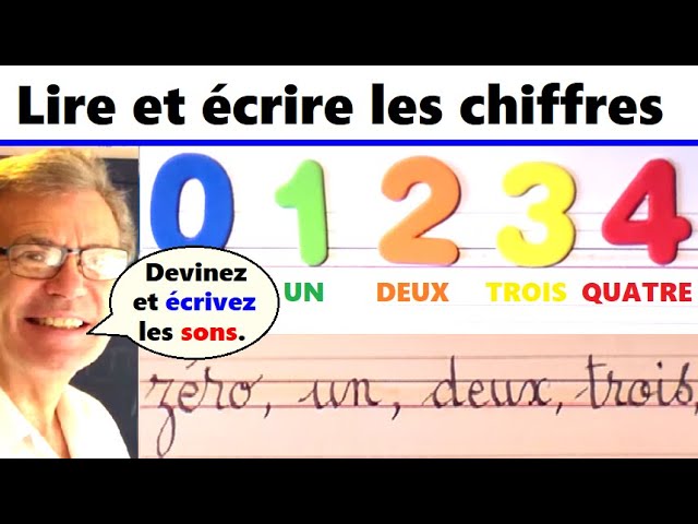 Apprendre à écrire les chiffres