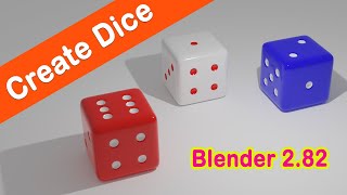 How to make a simple dice in blender 2.82 - Easy Method 2020 screenshot 4