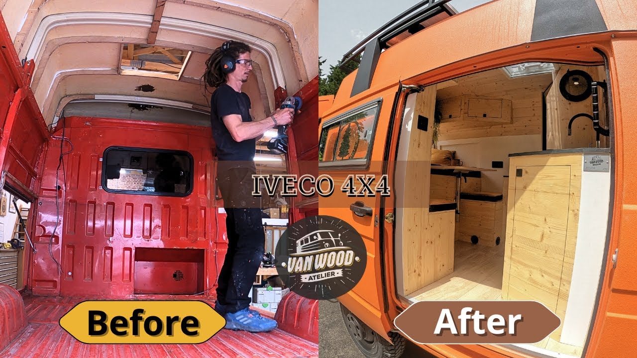 TIMELAPSE DE L'AMENAGEMENT DE L'IVECO DAILY 4X4/ VAN CONVERSION