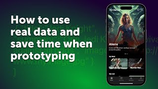 How to use real data and save time when prototyping Profile