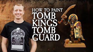 How to paint Warhammer the Old World Tomb Guard | Duncan Rhodes| Tomb Kings