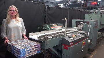 Shanklin Automatic Continuous Motion Flow Thru Shrink Wrapper Demonstration