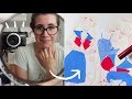 answering your Q's about mental health (while painting on my sketchbook!)