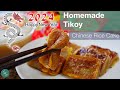 How to make Homemade Tikoy, Nian Gao for Lunar New Year! (only 3 ingredients + oil)