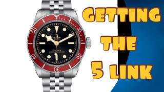 TUDOR BLACKBAY 41  UPDATED WITH A 5 LINK BRACELET