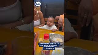 Bebê de 1 ano viraliza ao dar “show de deboche” depois de ser contrariada