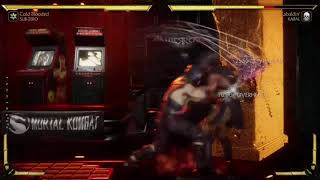 Mortal Kombat 11: Sub Zero double slide combo (Practice)