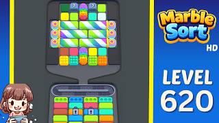 Full Marble Sort Level 620 Solution Walkthrough Guide