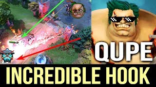 Most Epic Hook 😂! Qupe Best Pudge WTF Hook Max Range Dota 2 [Must Watch]