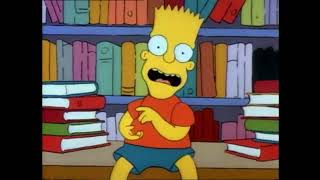 Bart Simpson Commentary On War