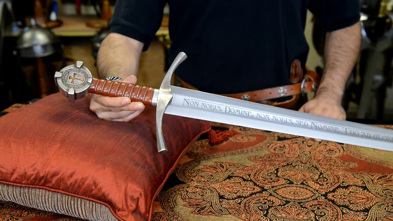 The Accolade Sword of the Knights Templar - Museum Replicas - YouTube